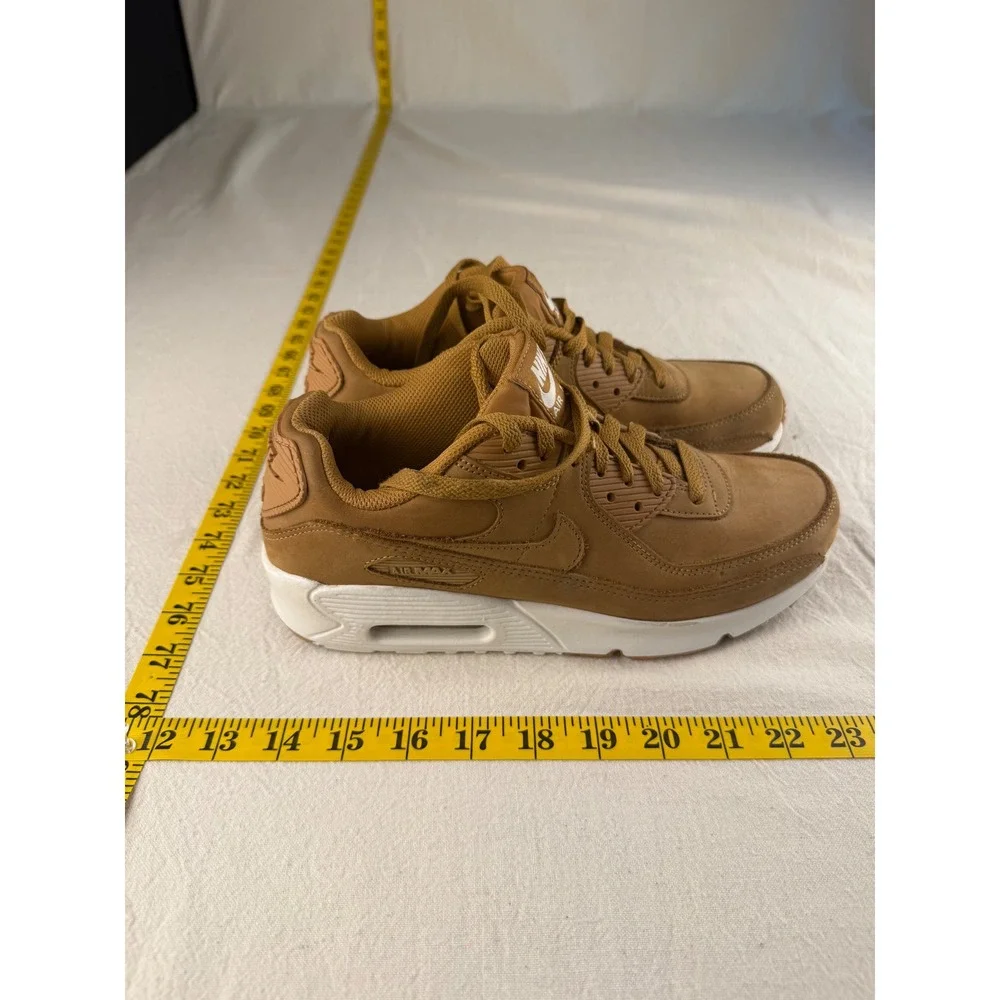 Nike Air Max 90 Sneakers 7Y 8.5-Women 7-Men Tan HF6358-200 Wheat Preppy Casual